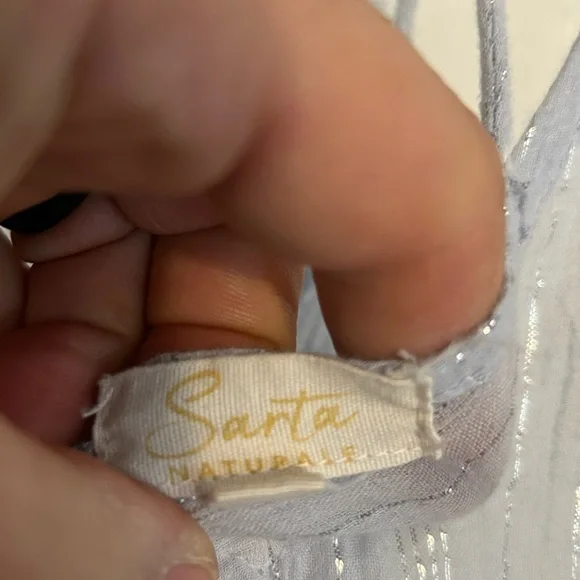 Santa Naturals | Gradient Blue ombré Maxi Dress | Size S/M - Picture 4 of 8